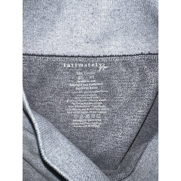 Free People Seamless Bike Short High Rise Heather Gray Shorts Size XS/S NWT B - Picture 8 of 8